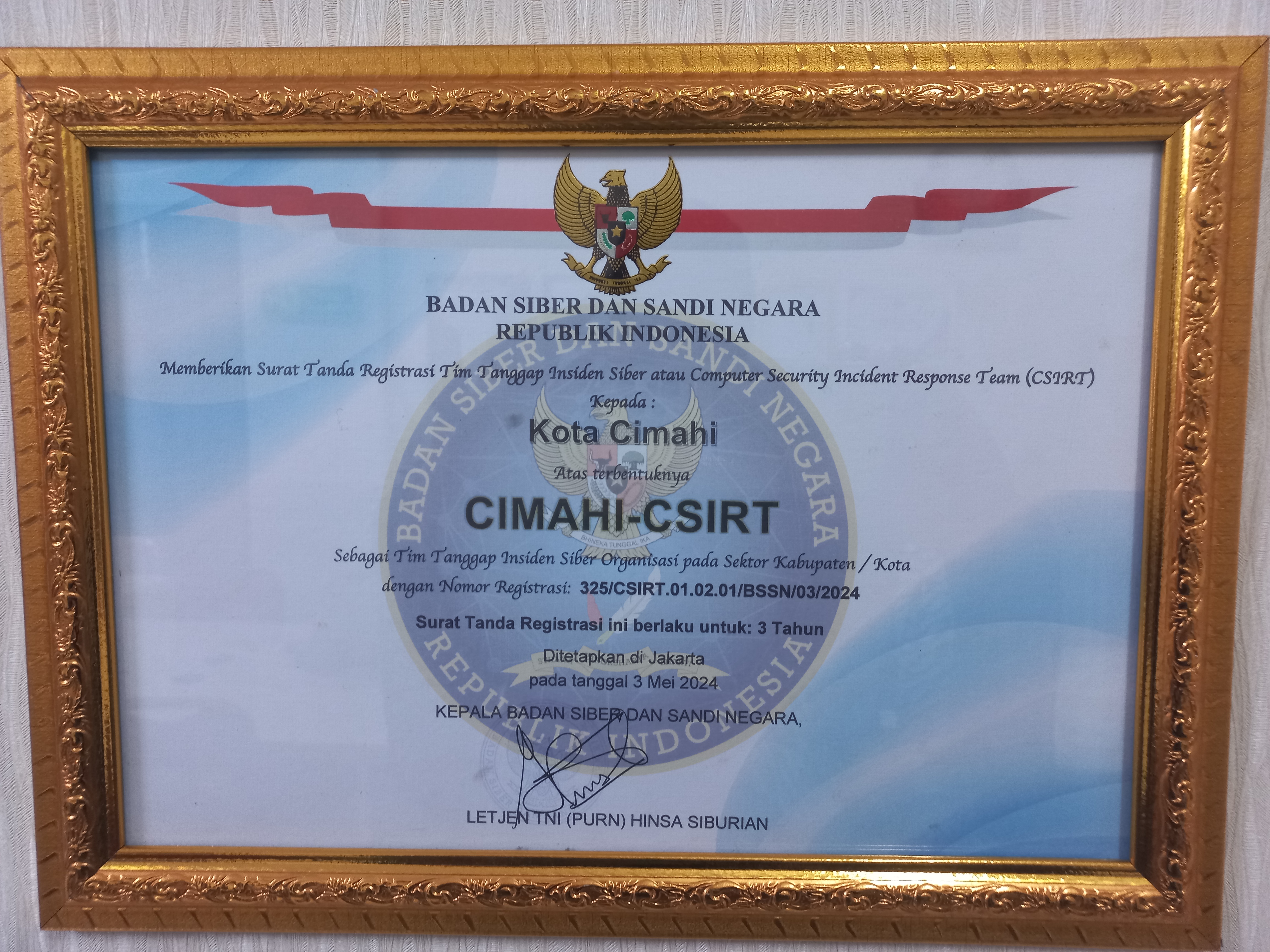 CIMAHI CSIRT